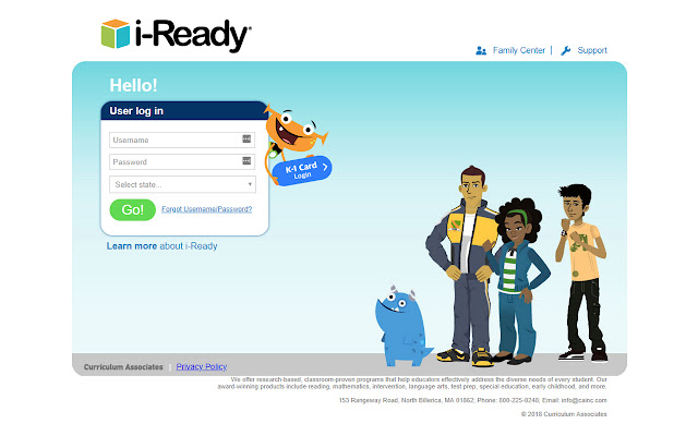 iReady  from Chrome web store to be run with OffiDocs Chromium online