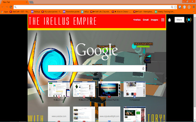 Irellus theme  from Chrome web store to be run with OffiDocs Chromium online