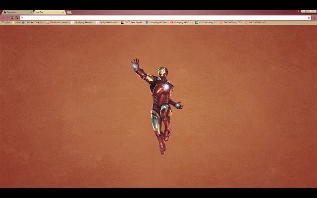 Iron Man theme  from Chrome web store to be run with OffiDocs Chromium online