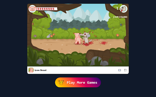 Iron Snout Game Battle Waves of Wolves as a Courageous Pig!  from Chrome web store to be run with OffiDocs Chromium online