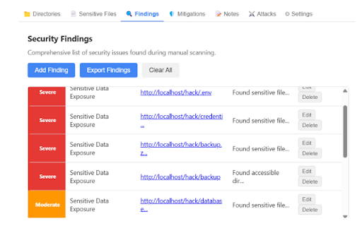 IsItExposed  from Chrome web store to be run with OffiDocs Chromium online