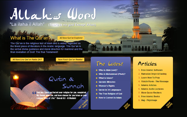 Islam  from Chrome web store to be run with OffiDocs Chromium online