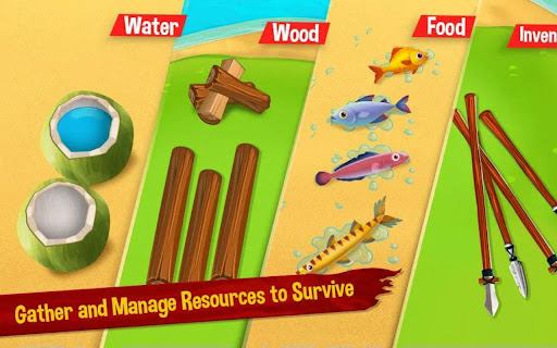 Island Survival Game of Lost Tribes  from Chrome web store to be run with OffiDocs Chromium online
