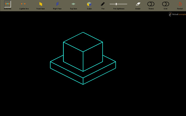 Isometric paper tool  from Chrome web store to be run with OffiDocs Chromium online