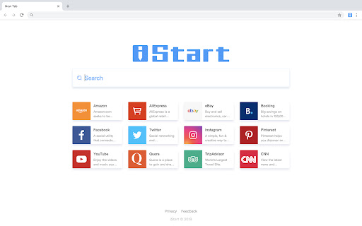 iStart New Tab  from Chrome web store to be run with OffiDocs Chromium online