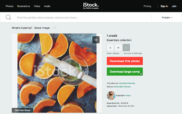 iStockLargeComp  from Chrome web store to be run with OffiDocs Chromium online