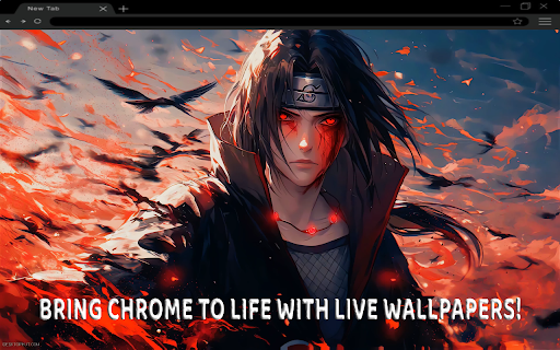 Itachi Uchiha Live Wallpaper  from Chrome web store to be run with OffiDocs Chromium online