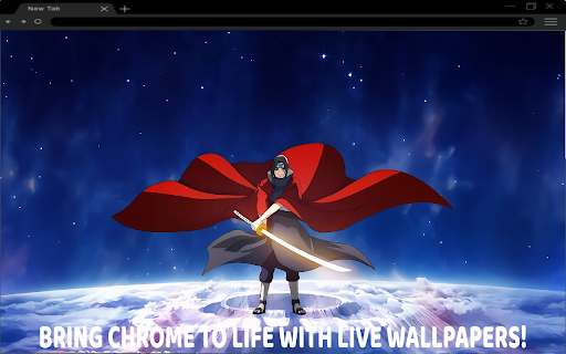 Itachi Uchiha red outfit Live Wallpaper  from Chrome web store to be run with OffiDocs Chromium online