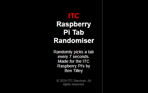 ITC Tab cycle randomiser  from Chrome web store to be run with OffiDocs Chromium online