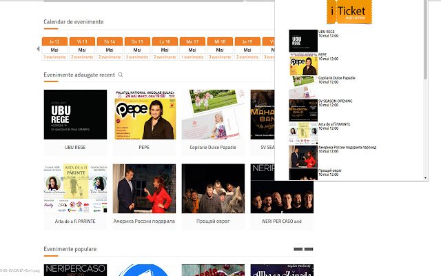 iTicket  from Chrome web store to be run with OffiDocs Chromium online