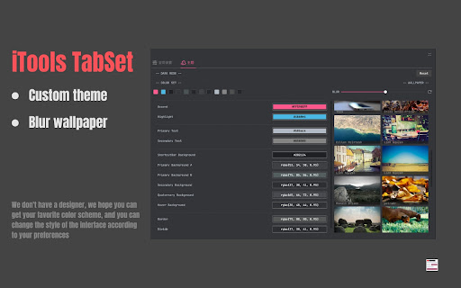 iTools TabSet  from Chrome web store to be run with OffiDocs Chromium online