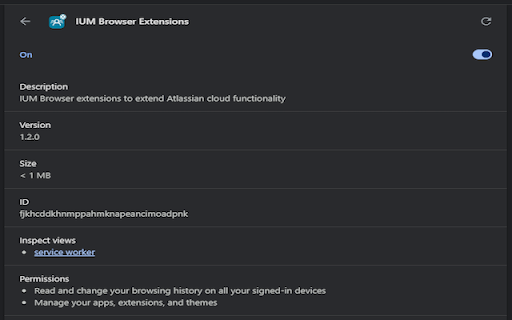 IUM Browser Extensions  from Chrome web store to be run with OffiDocs Chromium online