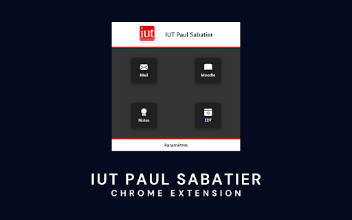 IUT Paul Sabatier Chrome Extension  from Chrome web store to be run with OffiDocs Chromium online