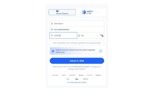Iyzico Test Card Parser  from Chrome web store to be run with OffiDocs Chromium online