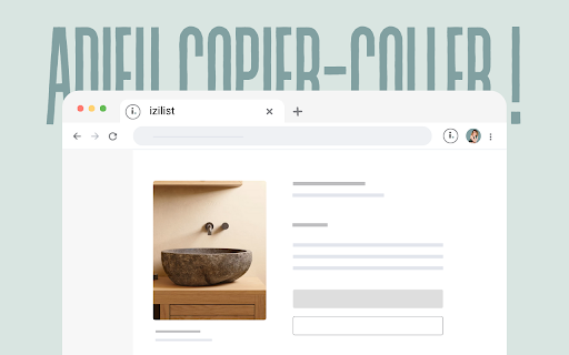 Izilist  from Chrome web store to be run with OffiDocs Chromium online