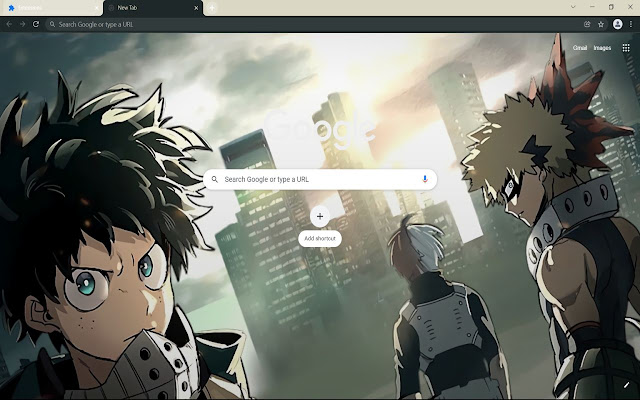 Izuku Midoriya, Katsuki Bakugou, Todoroki  from Chrome web store to be run with OffiDocs Chromium online