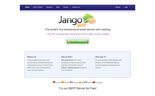 JangoSMTP  from Chrome web store to be run with OffiDocs Chromium online