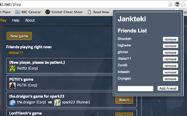 Jankteki  from Chrome web store to be run with OffiDocs Chromium online