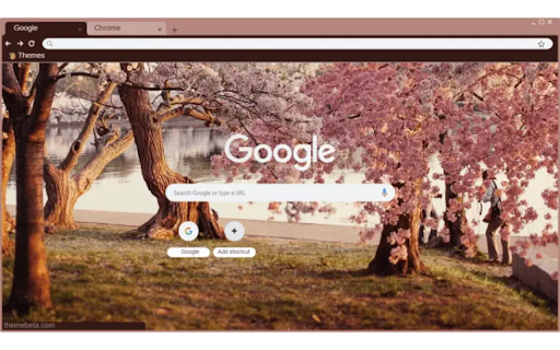 Japanese Cherry Blossom Garden Wallpaper  from Chrome web store to be run with OffiDocs Chromium online