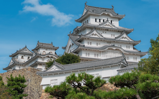 Japanese roof architecture castle  from Chrome web store to be run with OffiDocs Chromium online