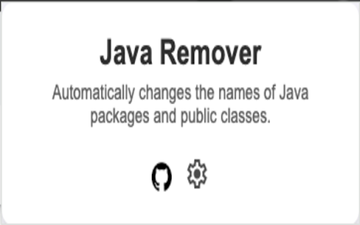 Java Remover  from Chrome web store to be run with OffiDocs Chromium online
