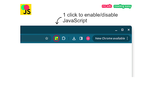 JavaScript disable Chrome  from Chrome web store to be run with OffiDocs Chromium online