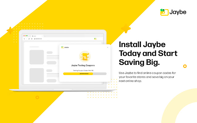 Jaybe Save every time you shop  from Chrome web store to be run with OffiDocs Chromium online