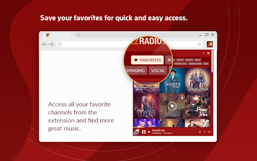JAZZRADIO.com Best jazz music around (Official)  from Chrome web store to be run with OffiDocs Chromium online