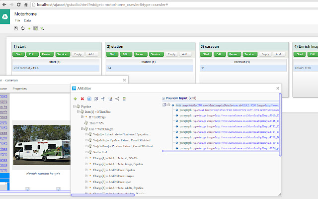 jBart Crawler  from Chrome web store to be run with OffiDocs Chromium online