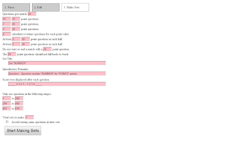 JBQ Quiz Sets Generator  from Chrome web store to be run with OffiDocs Chromium online
