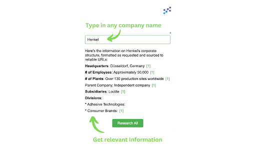 JD Company Lookup  from Chrome web store to be run with OffiDocs Chromium online