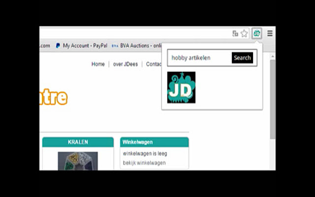 jdees shoppingcentre  from Chrome web store to be run with OffiDocs Chromium online