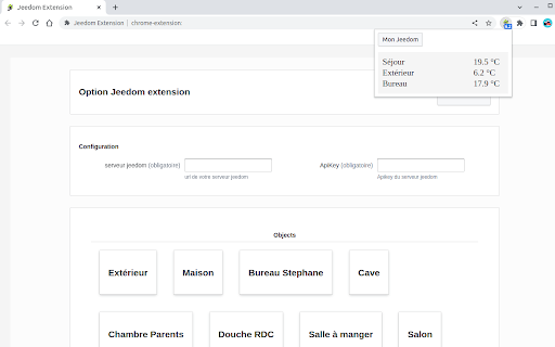 Jeedom Extension  from Chrome web store to be run with OffiDocs Chromium online