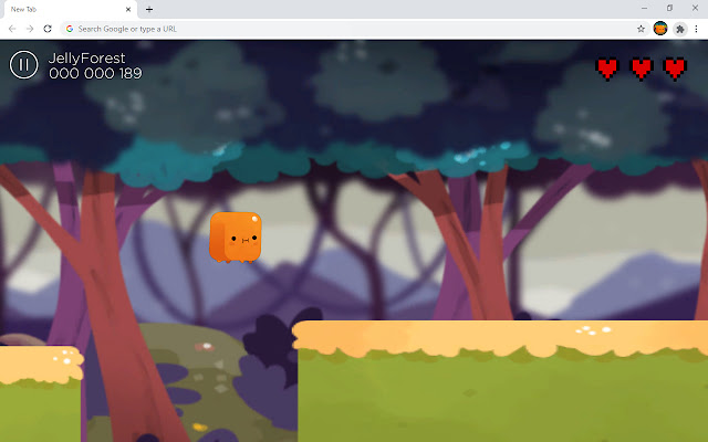 Jelly Forest Platform Game  from Chrome web store to be run with OffiDocs Chromium online