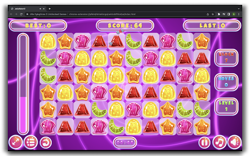 Jelly Match 3 Game HTML5 Game  from Chrome web store to be run with OffiDocs Chromium online