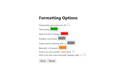 Jenkins Pipeline Log Highlighter  from Chrome web store to be run with OffiDocs Chromium online