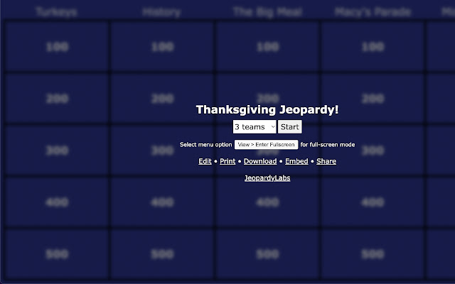 Jeopardy Labs to CSV  from Chrome web store to be run with OffiDocs Chromium online
