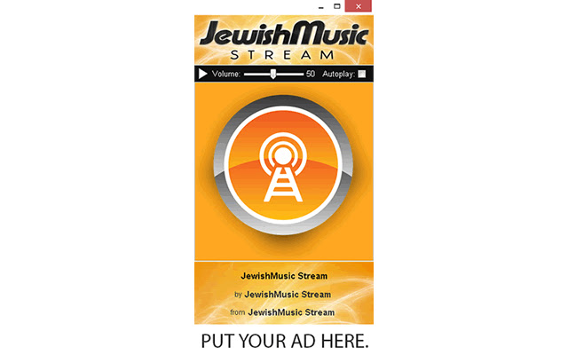 JewishMusic Stream  from Chrome web store to be run with OffiDocs Chromium online