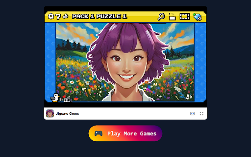 Jigsaw Gems Game Solve Sparkling Gem Puzzles!  from Chrome web store to be run with OffiDocs Chromium online