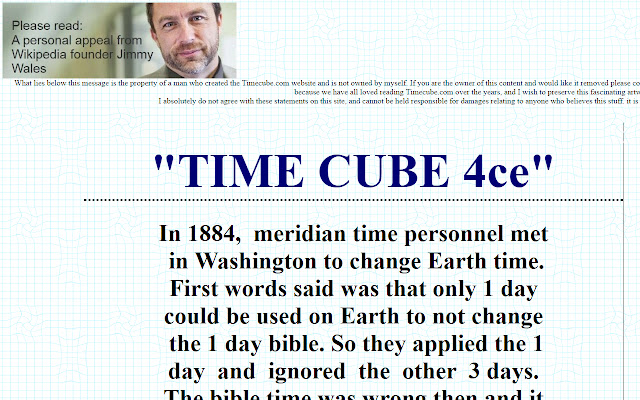 jimmy wales everywhere  from Chrome web store to be run with OffiDocs Chromium online