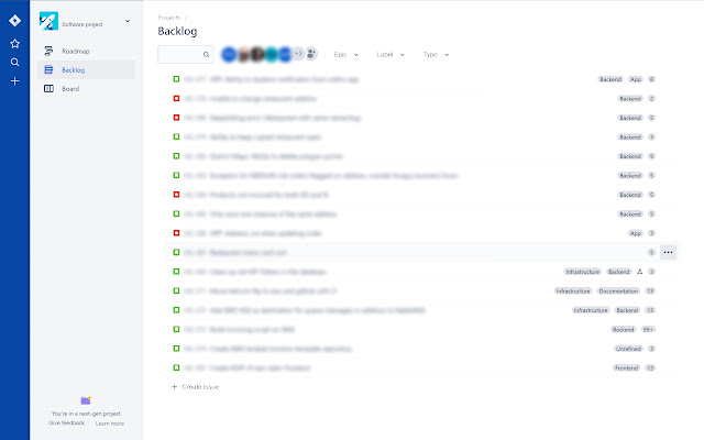 Jira+  from Chrome web store to be run with OffiDocs Chromium online