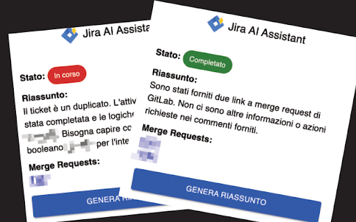 JIRA AI Assistant  from Chrome web store to be run with OffiDocs Chromium online
