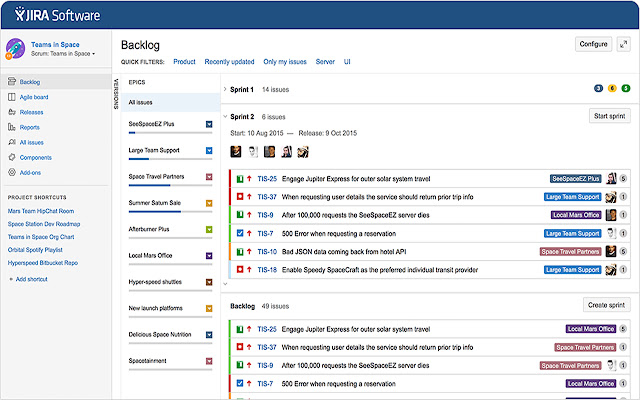 Jira Interface Improvements  from Chrome web store to be run with OffiDocs Chromium online