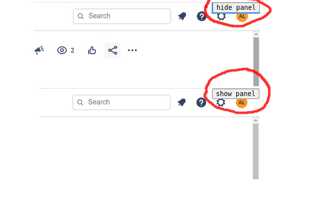 Jira panels hider  from Chrome web store to be run with OffiDocs Chromium online