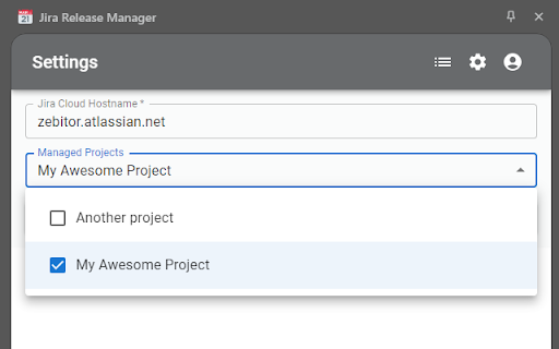 Jira Release Manager  from Chrome web store to be run with OffiDocs Chromium online