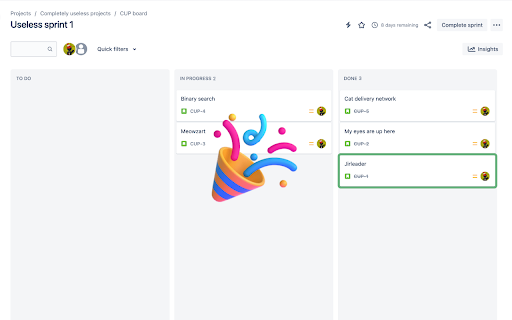 Jirleader  from Chrome web store to be run with OffiDocs Chromium online