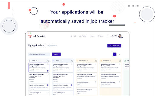 JobAutopilot AI Resume Sender  Tracker  from Chrome web store to be run with OffiDocs Chromium online