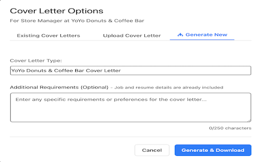 Job Djinn  from Chrome web store to be run with OffiDocs Chromium online