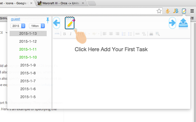 Job Done Daily task manager  from Chrome web store to be run with OffiDocs Chromium online
