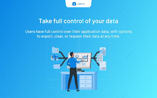 Jobenu  from Chrome web store to be run with OffiDocs Chromium online